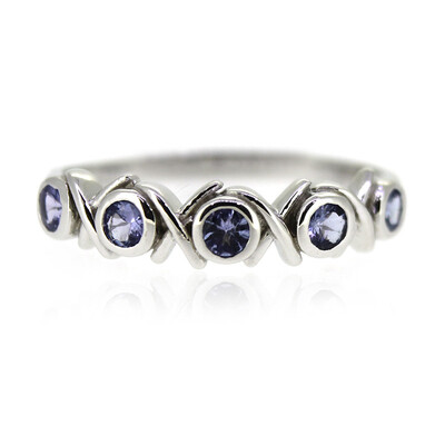 Bague en argent et Tanzanite