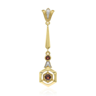 Pendentif en argent et Grenat du Mozambique