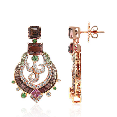 Boucles d'oreilles en or et Tourmaline (Estée Collection)