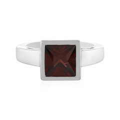 Bague en argent et Zircon rose