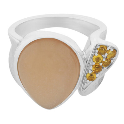 Bague en argent et Pierre de Lune