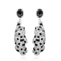 Boucles d'oreilles en argent et Hématite noire (Dallas Prince Designs)