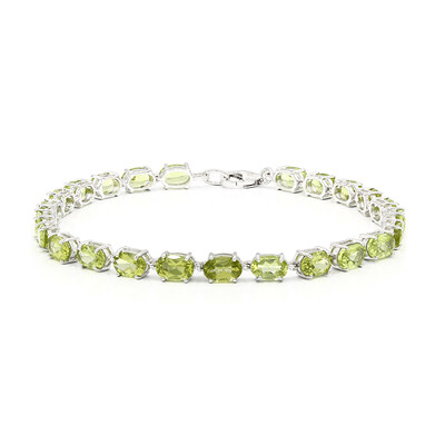 Bracelet en argent et Péridot