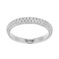 Bague en argent et Zircon (Adela Silber)