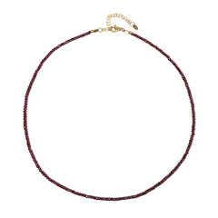 Collier en argent et Grenat magenta