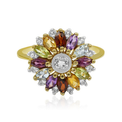 Bague en argent et Améthyste