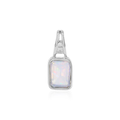 Pendentif en argent et Opale Welo (MONOSONO COLLECTION)