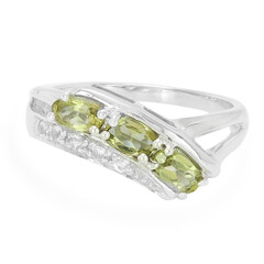 Bague en argent et Apatite Xia