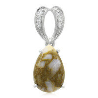 Pendentif en argent et Quartz Dinosaure