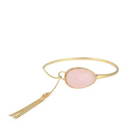 Bracelet en argent et Quartz rose