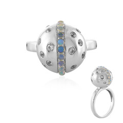 Bague en argent et Opale Welo
