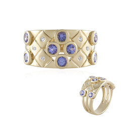 Bague en argent et Tanzanite