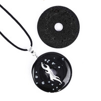 Accessoire en argent et Perle de lave