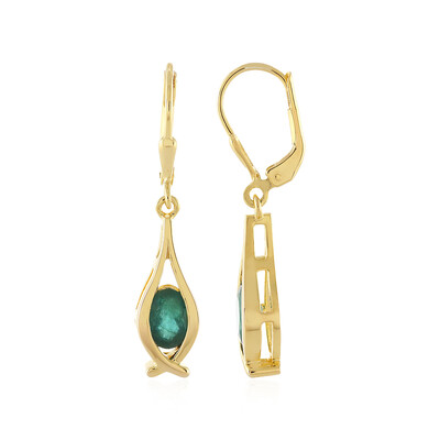 Boucles d'oreilles en argent et Grandidierite