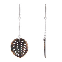 Boucles d'oreilles en argent et Nacre