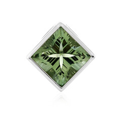 Pendentif en argent et Améthyste verte