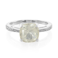 Bague en argent et Orthose