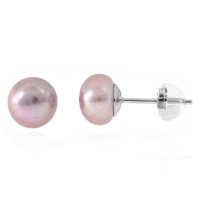 Boucles d'oreilles en argent et Perle de culture d'eau douce
