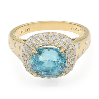 Bague en or et Zircon de Ratanakiri (de Melo)
