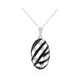 Collier en argent et Topaze blanche
