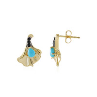 Boucles d'oreilles en argent et Turquoise Sleeping Beauty
