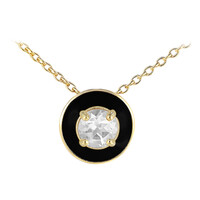 Collier en argent et Topaze blanche