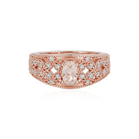 Bague en argent et Morganite