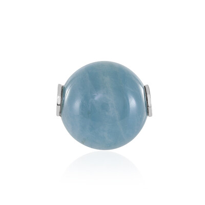 Pendentif en argent et Aigue-marine (MONOSONO COLLECTION)