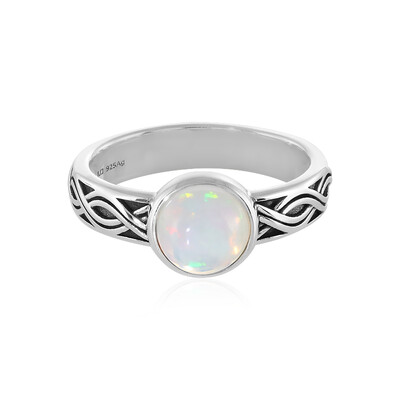 Bague en argent et Opale Welo