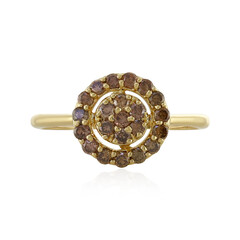 Bague en or et Diamant chocolat I1
