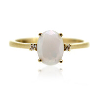 Bague en argent et Opale Welo