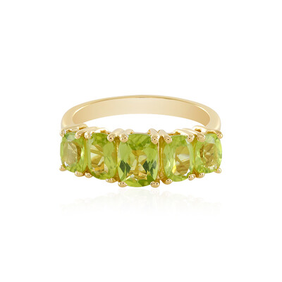 Bague en argent et Péridot