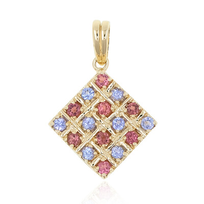 Pendentif en or et Tourmaline rose