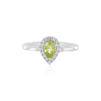 Bague en argent et Péridot