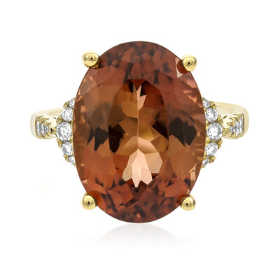 Bague en or et Tourmaline néon du Congo (CIRARI)