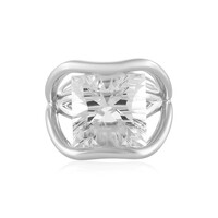 Bague en argent et Quartz blanc