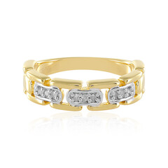 Bague en argent et Diamant I3 (J)