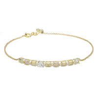 Bracelet en argent et Topaze blanche (Adela Silber)