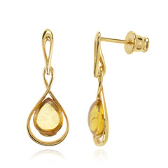 Boucles d'oreilles en argent et Ambre baltique