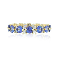 Bague en or et Tanzanite AAA (de Melo)