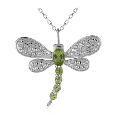 Collier en argent et Péridot
