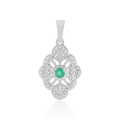 Pendentif en argent et Emeraude de Russie