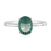 Bague en argent et Fluorite verte