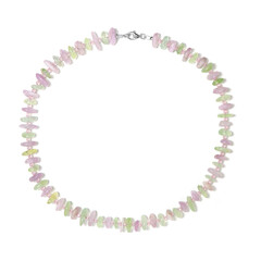 Collier en argent et Kunzite