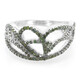 Bague en argent et Diamant fantaisie