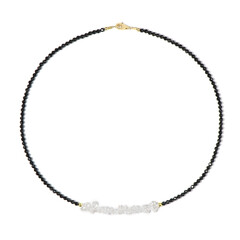 Collier en argent et Quartz blanc