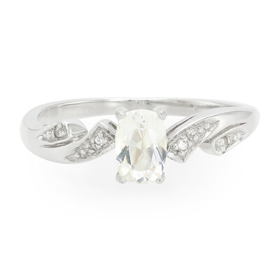 Bague en argent et Béryl de l'Himalaya