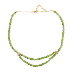 Collier en argent et Péridot