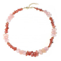 Collier en argent et Rhodochrosite