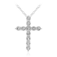 Collier en argent et Topaze blanche